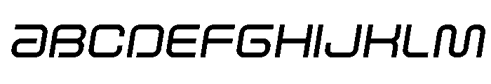 Fox on the Go Semi-Bold SemiIt Font UPPERCASE