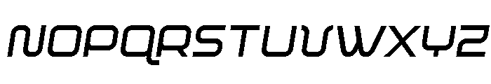 Fox on the Go Semi-Bold SemiIt Font UPPERCASE
