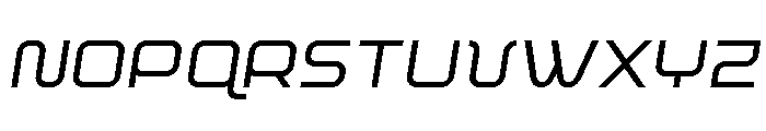 Fox on the Go Semi-Italic Font UPPERCASE