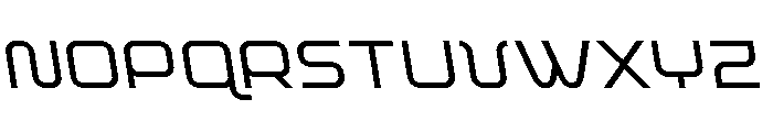 Fox on the Go Semi-Leftalic Font UPPERCASE