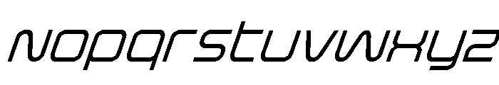 Fox on the Go Super-Italic Font LOWERCASE