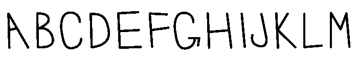Foxcomic Font UPPERCASE