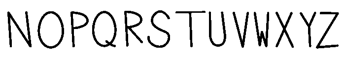 Foxcomic Font UPPERCASE