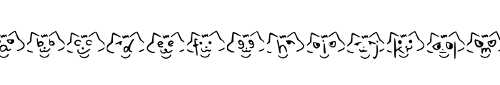 font cats Regular Font LOWERCASE