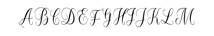 forlove Font UPPERCASE