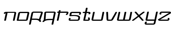 Folly-BoldItalic Font LOWERCASE