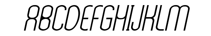 FoogleItalic Font UPPERCASE