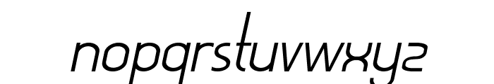 FoogleItalic Font LOWERCASE