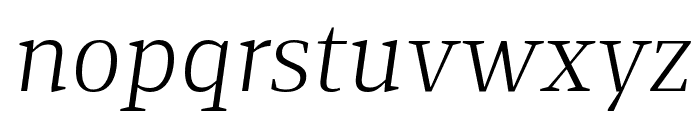 Foreday Italic Font LOWERCASE