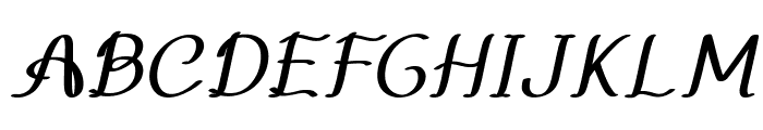 Forenbock-BoldItalic Font UPPERCASE
