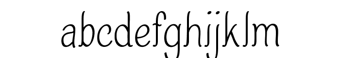 Forenbock-CondensedRegular Font LOWERCASE