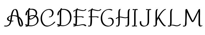 Forenbock Font UPPERCASE