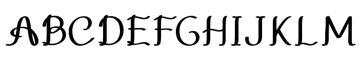 ForenbockBold Font UPPERCASE