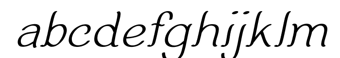 ForenbockItalic Font LOWERCASE