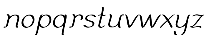 ForenbockItalic Font LOWERCASE