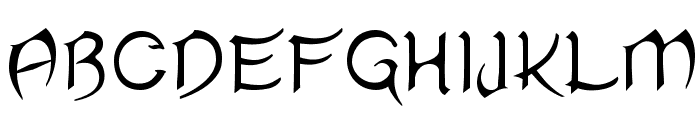Forengale Font UPPERCASE