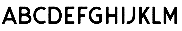 Forward Rough Font LOWERCASE
