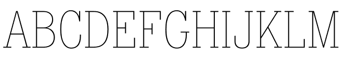 Foundation Serif Didot Thin Font UPPERCASE