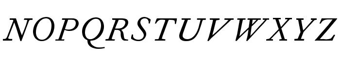 FournierMTStd-Italic Font UPPERCASE