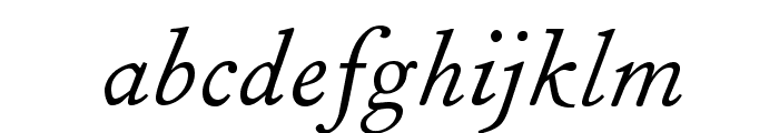 FournierMTStd-Italic Font LOWERCASE