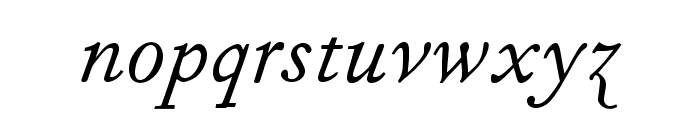 FournierMTStd-Italic Font LOWERCASE
