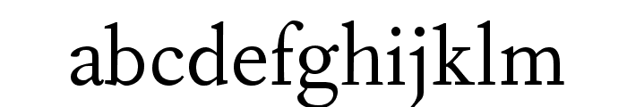 FournierMTStd-Regular Font LOWERCASE