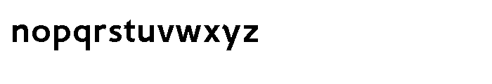 Fox Sans TRF Bold Font LOWERCASE
