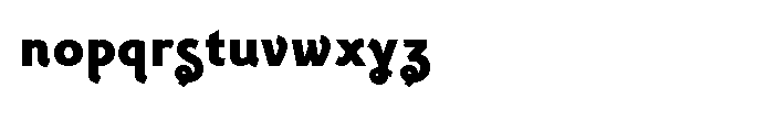 Fox TRF Black Font LOWERCASE