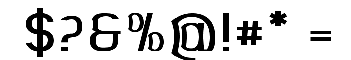 Foxfire-Bold Font OTHER CHARS