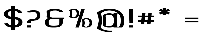 Foxfire-ExpandedBold Font OTHER CHARS