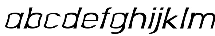 Foxfire-ExpandedItalic Font LOWERCASE