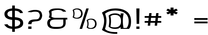 Foxfire-ExpandedRegular Font OTHER CHARS