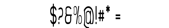 Foxfire-ExtracondensedRegular Font OTHER CHARS