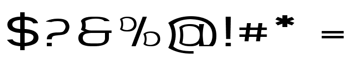 Foxfire-ExtraexpandedRegular Font OTHER CHARS