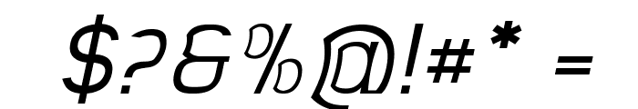 Foxfire-Italic Font OTHER CHARS