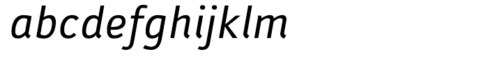 Folder Italic Font LOWERCASE