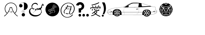 Font Aid V Made For Japan Font OTHER CHARS
