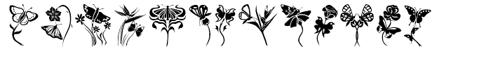 Fontazia Papilio Font LOWERCASE
