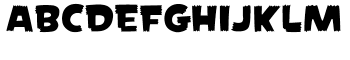 Foom Regular Font UPPERCASE