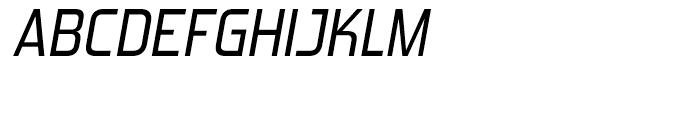 Forgotten Futurist Regular Italic Font UPPERCASE
