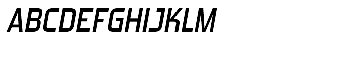 Forgotten Futurist Semi Bold Italic Font UPPERCASE