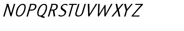 Formica Italic Font UPPERCASE