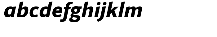 Foro Sans ExtraBold Italic Font LOWERCASE