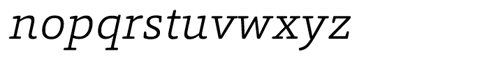 ForoRounded Light Italic Font LOWERCASE