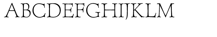 Forum Titling Light with Old Style Figures Font UPPERCASE