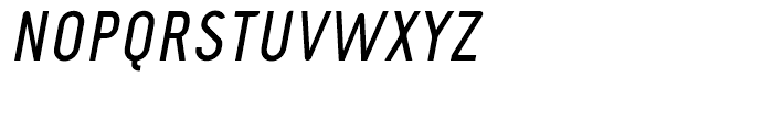 Fou Pro Regular Condensed Italic Font UPPERCASE