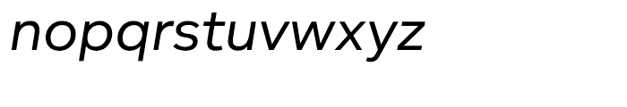 Foundry Context Italic Font LOWERCASE
