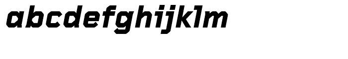 Foundry Gridnik ExtraBold Italic Font LOWERCASE