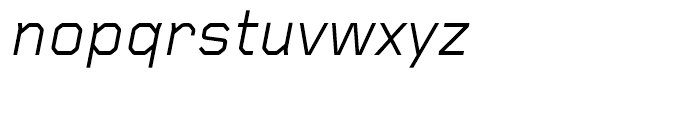 Foundry Gridnik Italic Font LOWERCASE