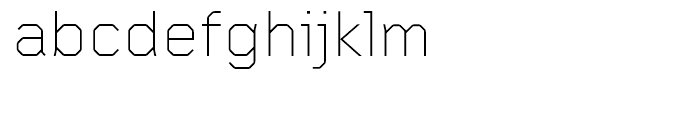Foundry Gridnik Light Font LOWERCASE